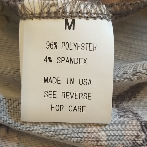 NWT Wishlist Strappy Gray Floral Top/Tunic/Dress Medium - Picture 6 of 8